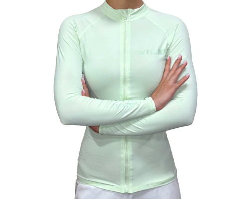 Рашгард женский SCALLOPS PROSKIN ZIP W`S лимонный